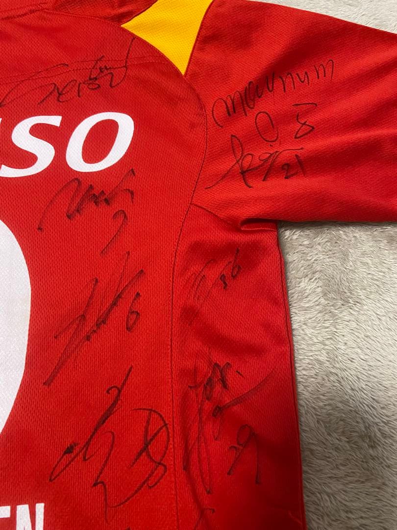 【超希少】名古屋グランパス ヨンセン サイン入りユニフォーム 2007 150