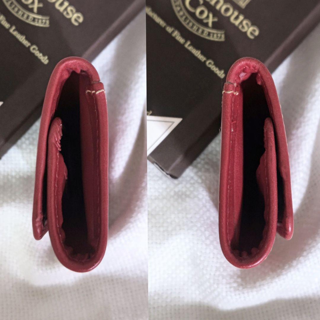 ホワイトハウスコックスS9084ブライドルレザーケースウォレット茶レッド