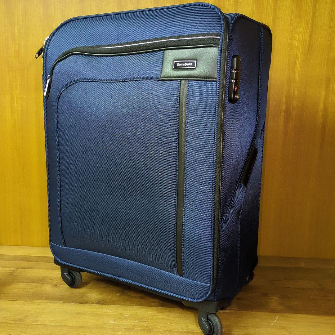 美品！Samsoniteサムソナイト ネイビー 57L ソフト キャリーケース