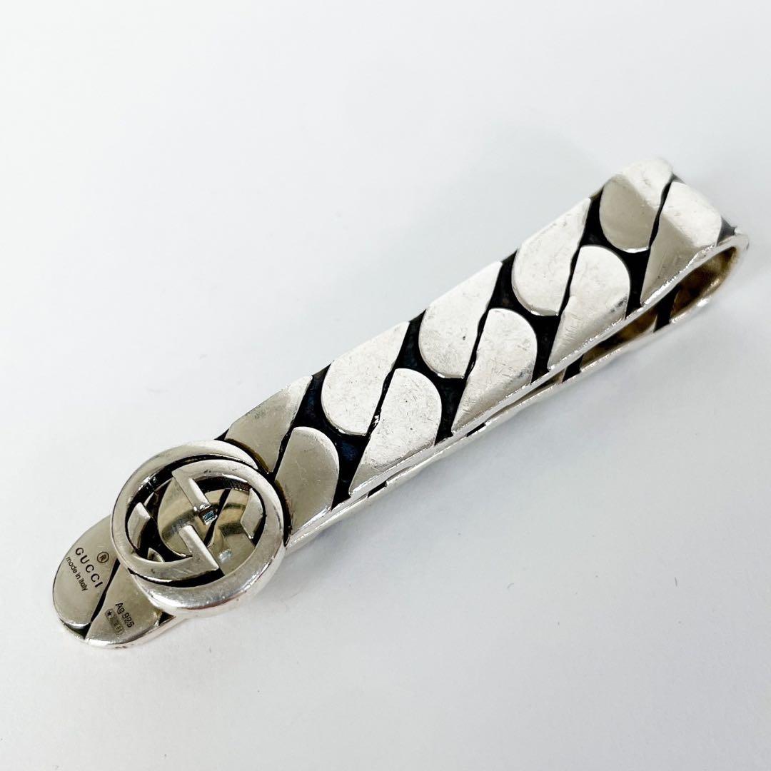 グッチ マネークリップ インターロッキング　シルバー925