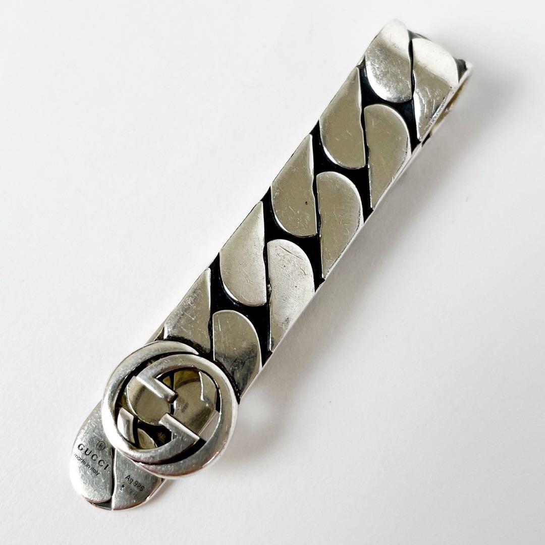 グッチ マネークリップ インターロッキング　シルバー925