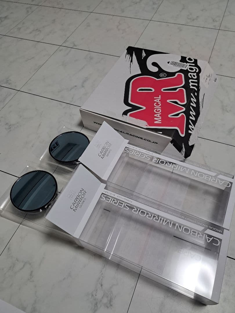 マジカルレーシング NK1ミラー ヘッド:タイプ6 :綾織りカーボン 左右セット