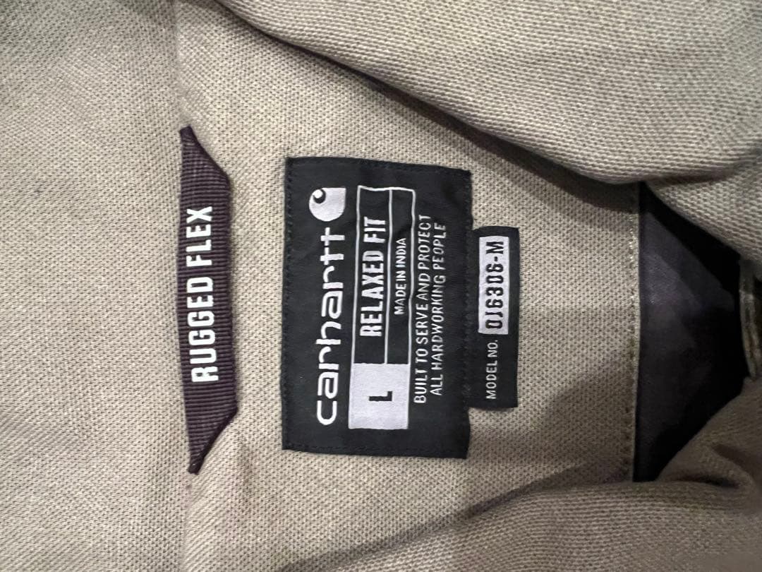 carhartt デトロイトジャケット　裏地なし　L