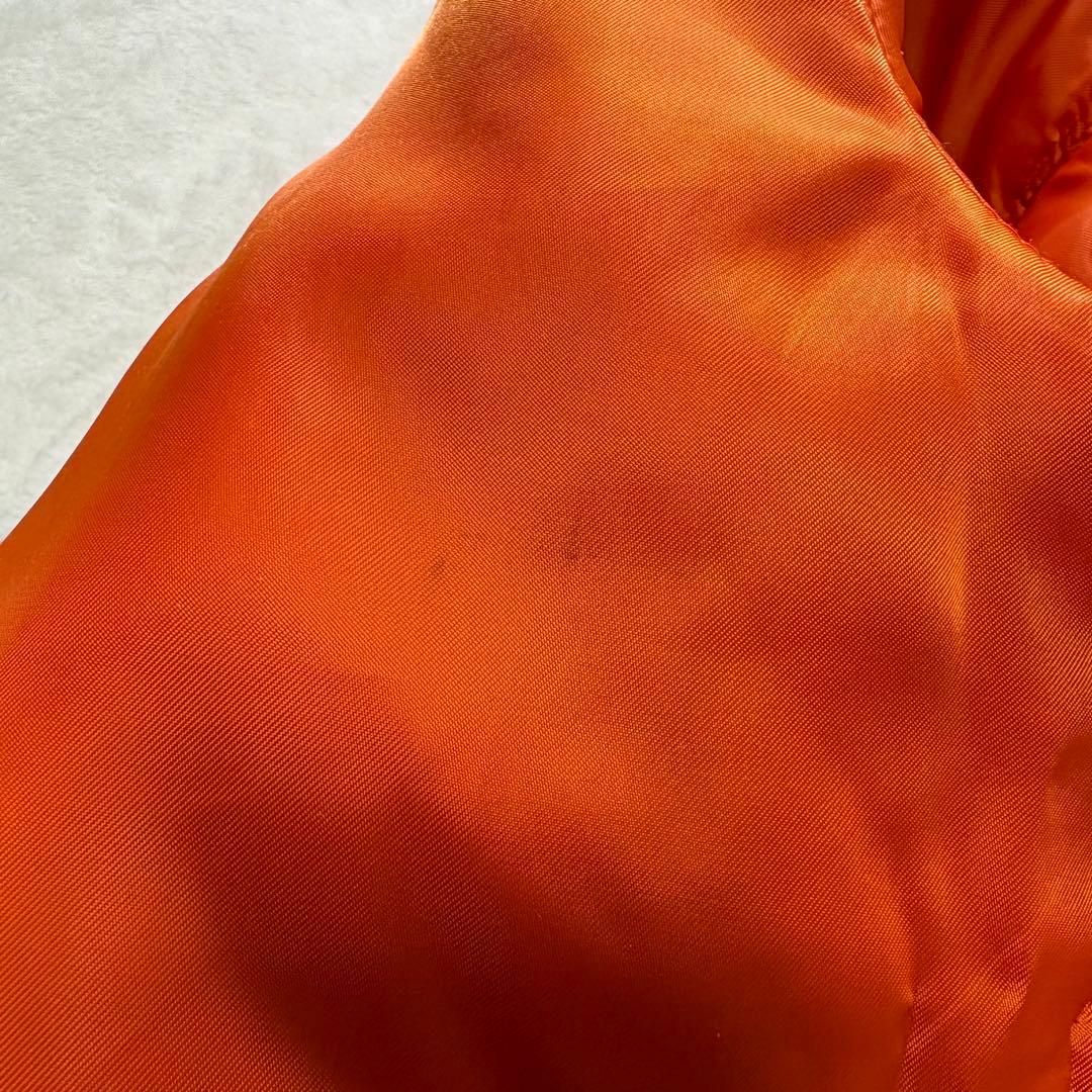 【L・極美品】AVIREX MA-1 X-15 フライトジャケット ネイビー