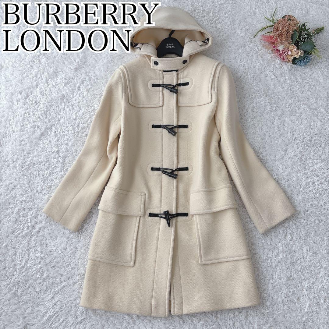 BURBERRY バーバリー ダッフルコート ヘリンボーン トグル ノバチェック