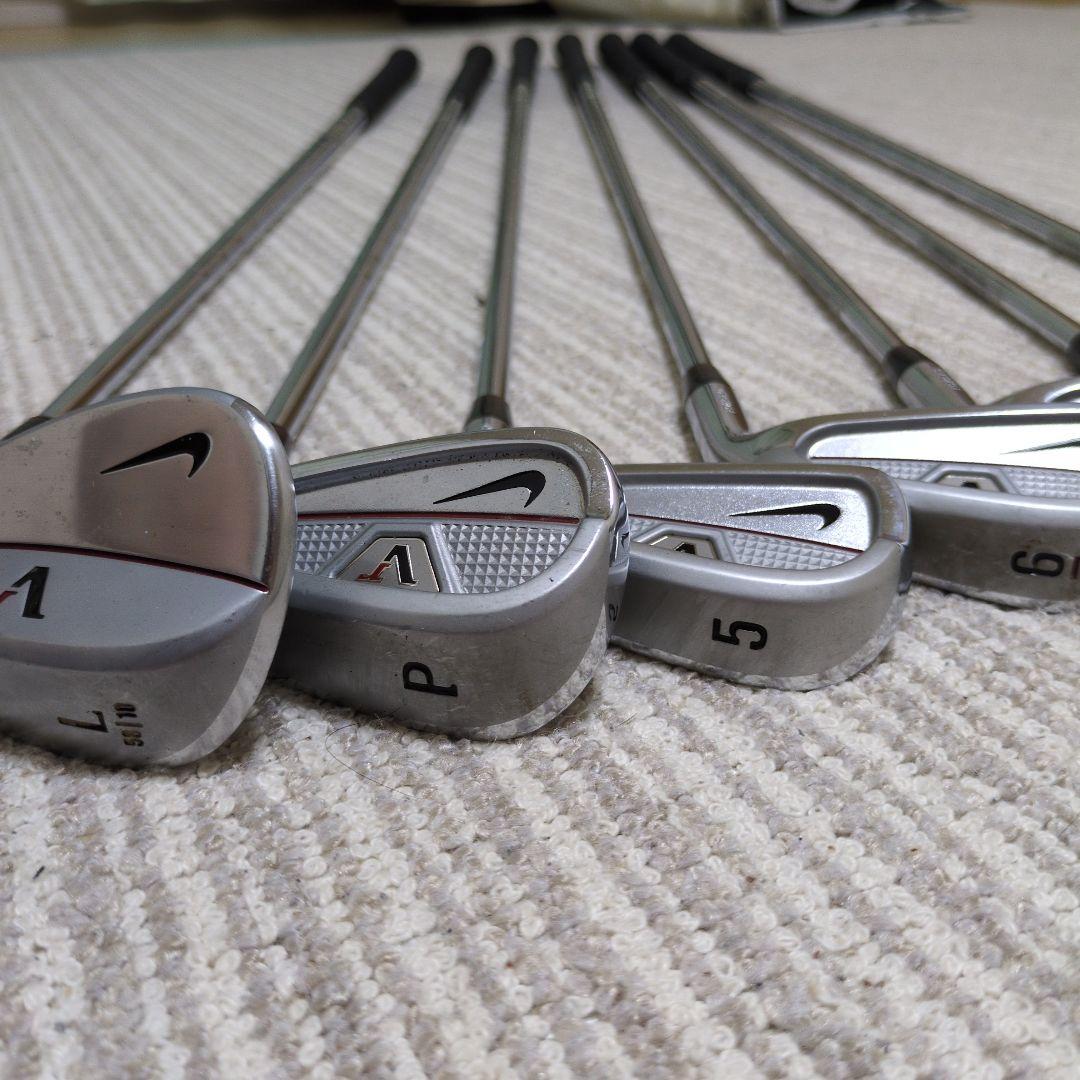 NIKEGOLF キャディバッグ ホワイト/ブラック　ナイキゴルフクラブセット