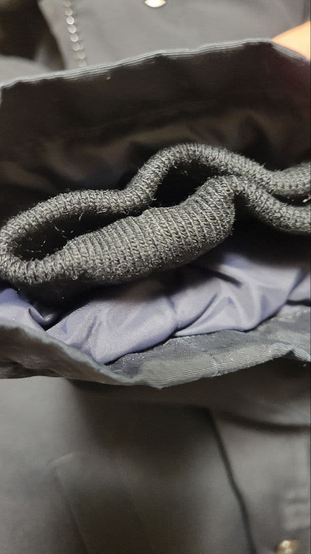 最終お値下げ　DANTON　ダントン　ファー付き　ダウンコート　黒　Ｌサイズ