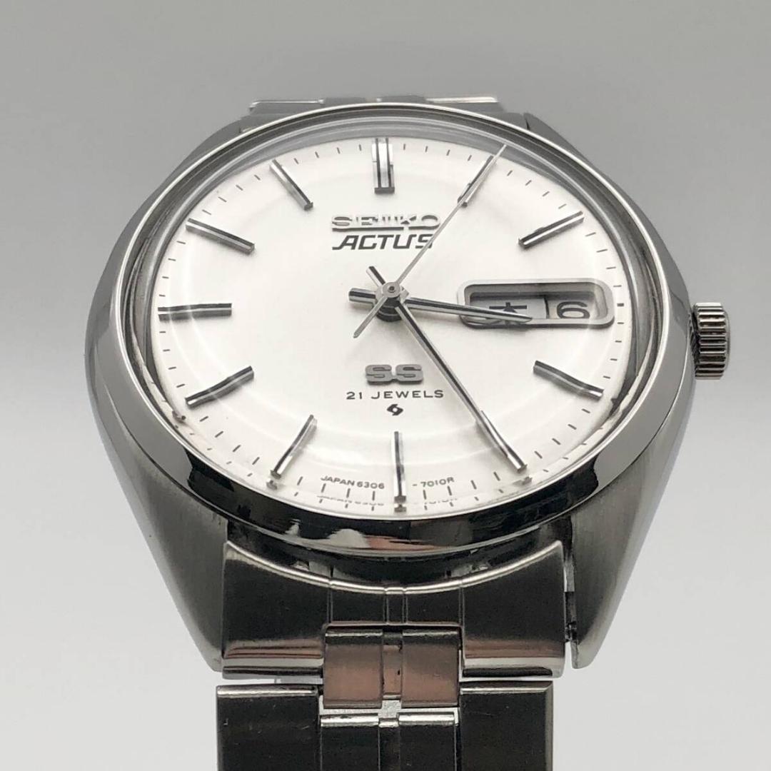 美品・稼働 SEIKO セイコー 6306-7010 アクタス 自動巻き 腕時計