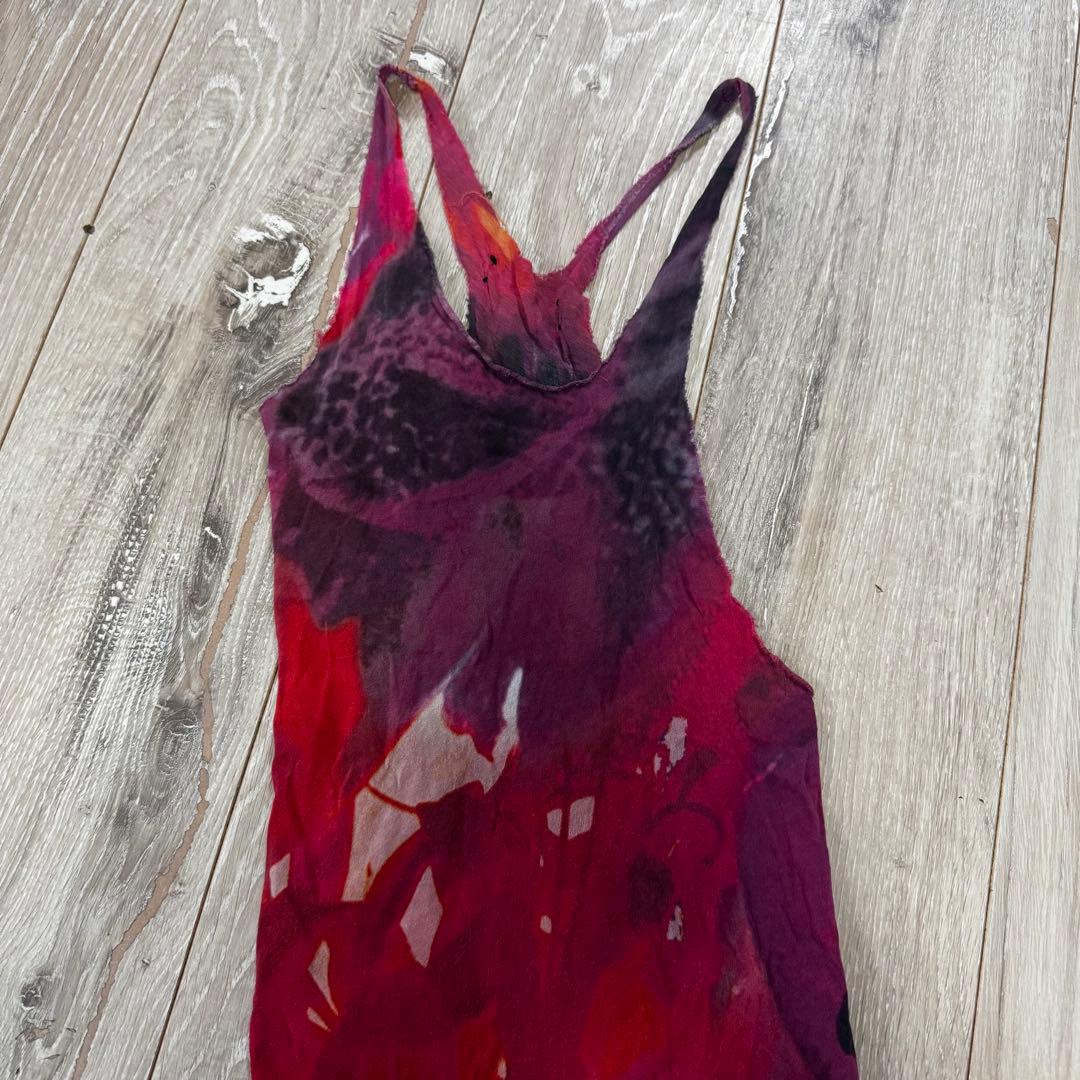 L.G.B ルグランブルー 赤紫 グラデーション タンクトップ