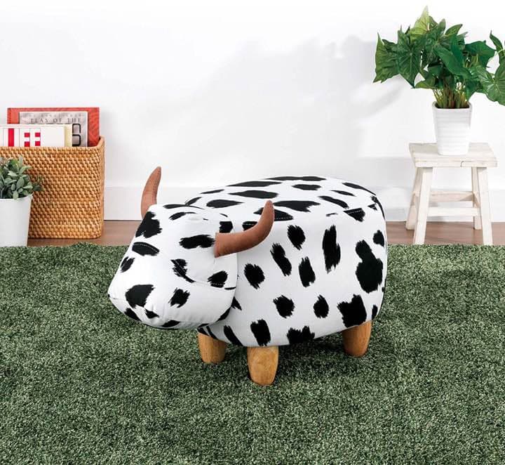 座れるぬいぐるみ型スツール うし 送料無料★
