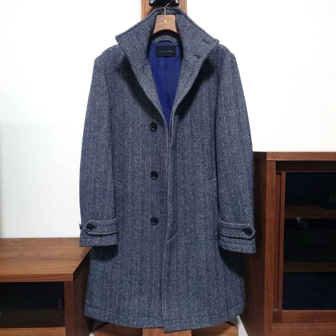 ジュンハシモト スタンドカラーコート