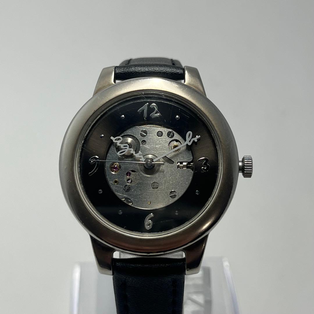 希少 アニエスベー 自動巻き スケルトン V621-8030 裏スケ