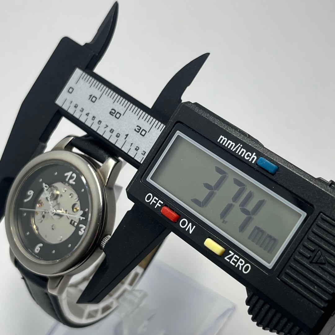 希少 アニエスベー 自動巻き スケルトン V621-8030 裏スケ