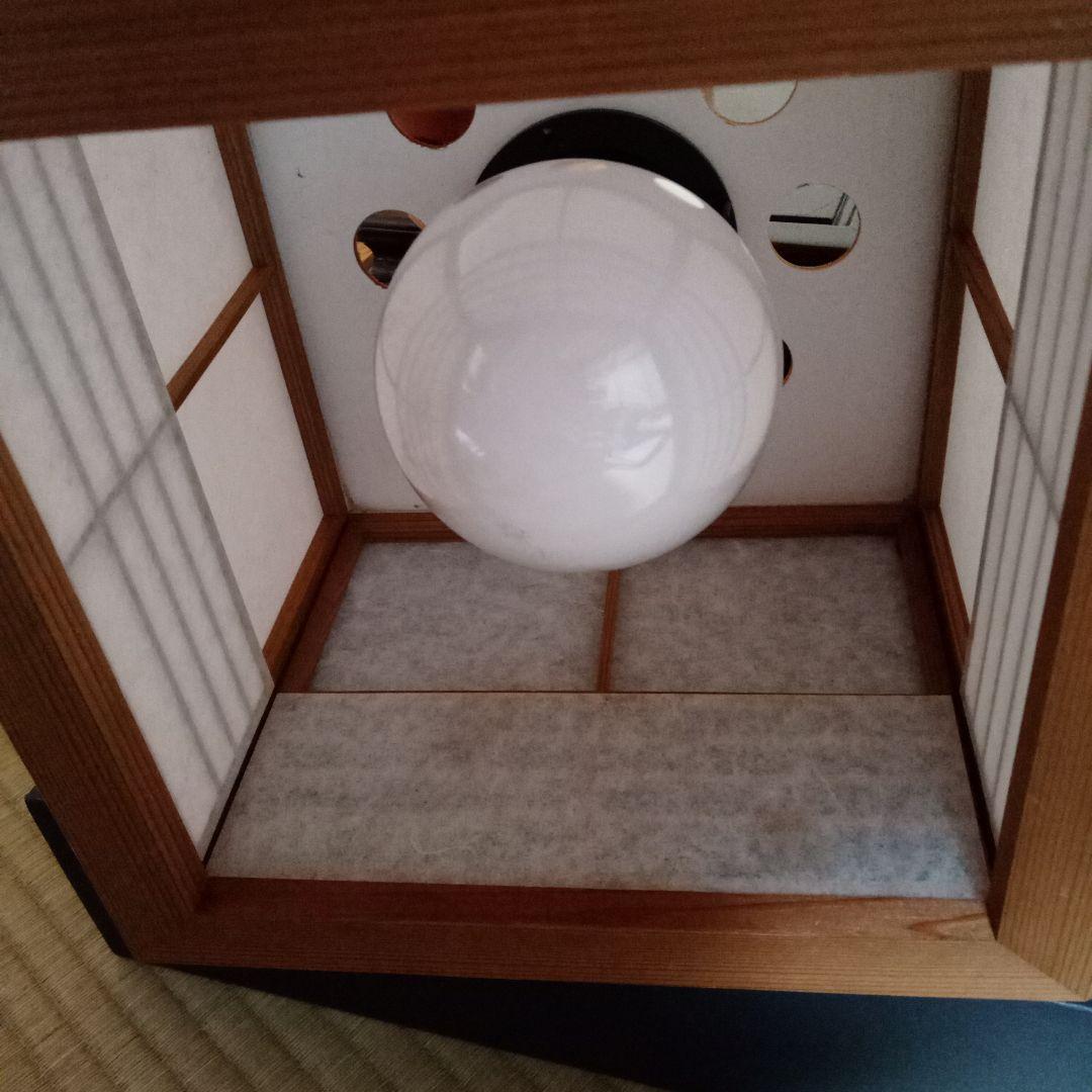 電気かさ　東芝　木製　白熱灯器具　IG-2458 ボール電球