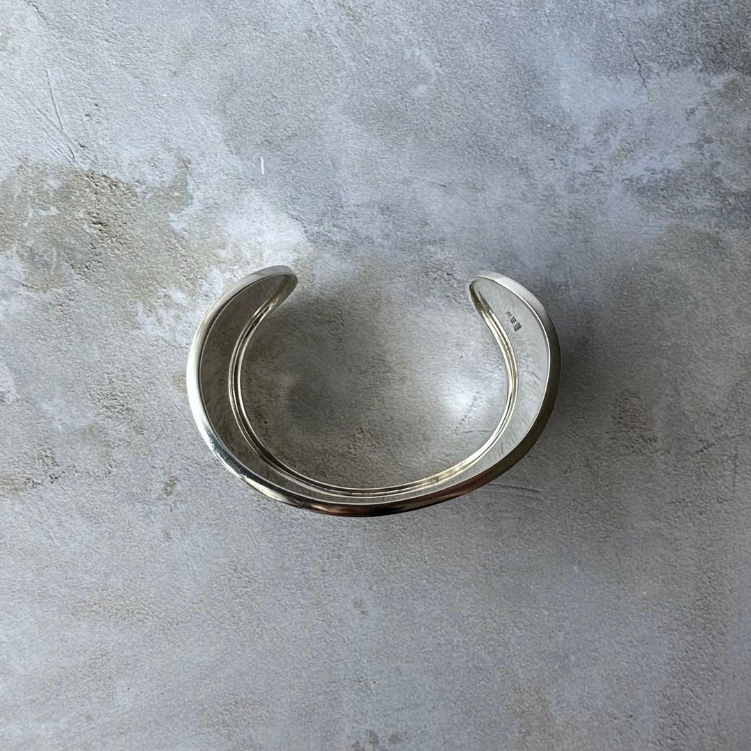 ヴィンテージ ヘビーボーンカフブレスレット シルバー925 メキシコ製