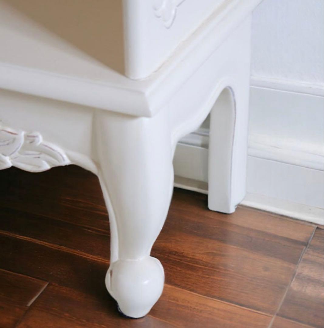 204【新品】ヨーロピアン クラシック スリッパラック アンティークホワイト