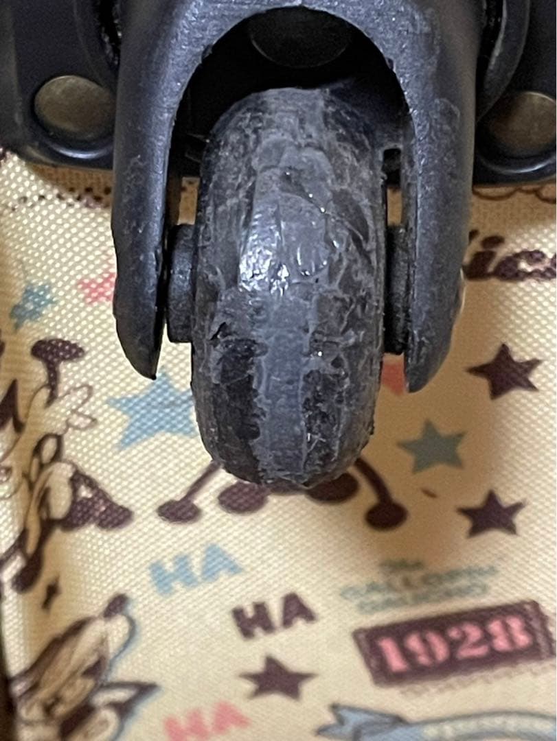 キャスター付きペットキャリー/ディズニー(ミッキー＆ミニー)柄