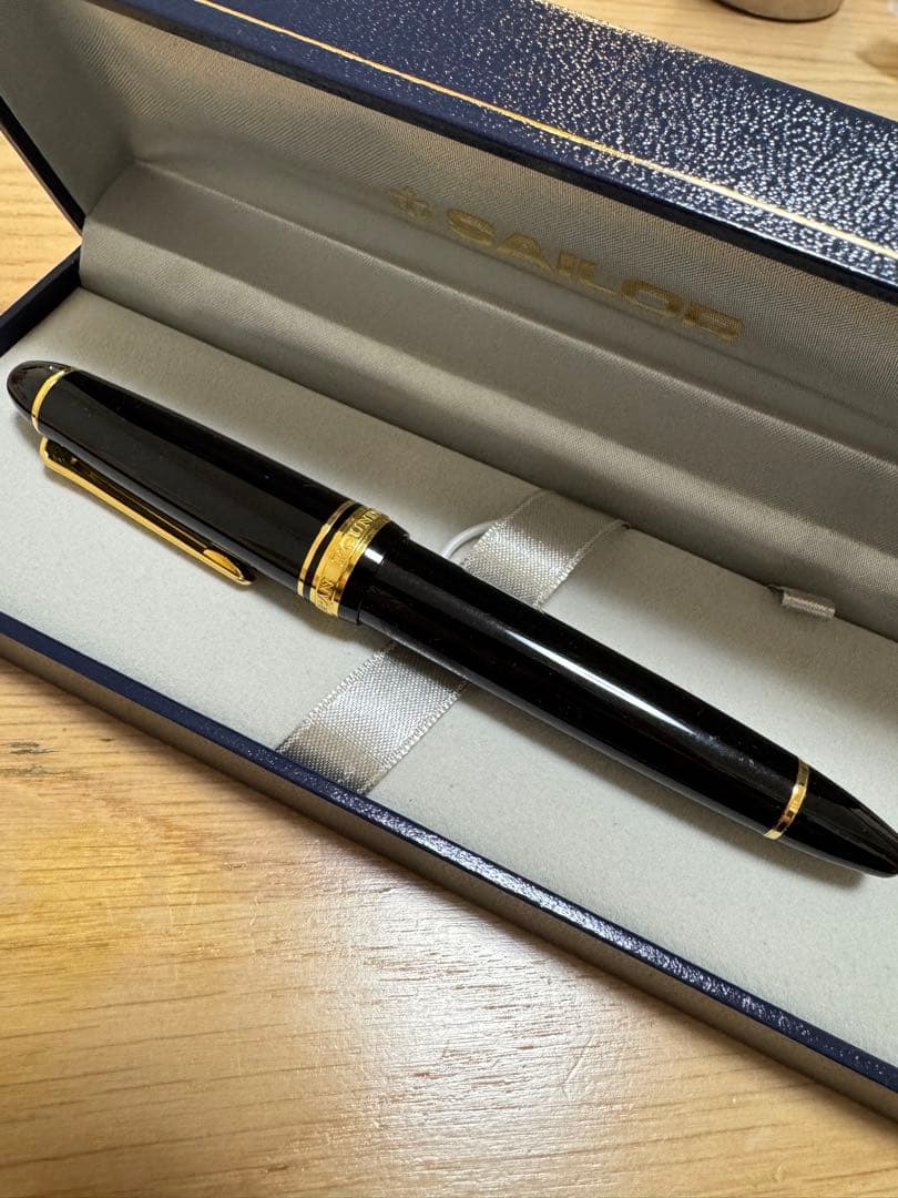 美品 SAILOR セーラー 万年筆 21K 875 nm ゴールド 21金