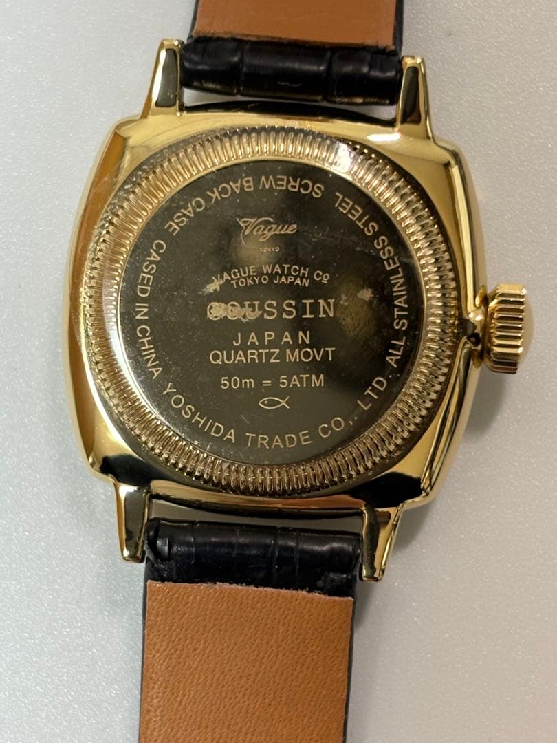 【美品】ヴァーグウォッチ Coussin 12 Extension ゴールド