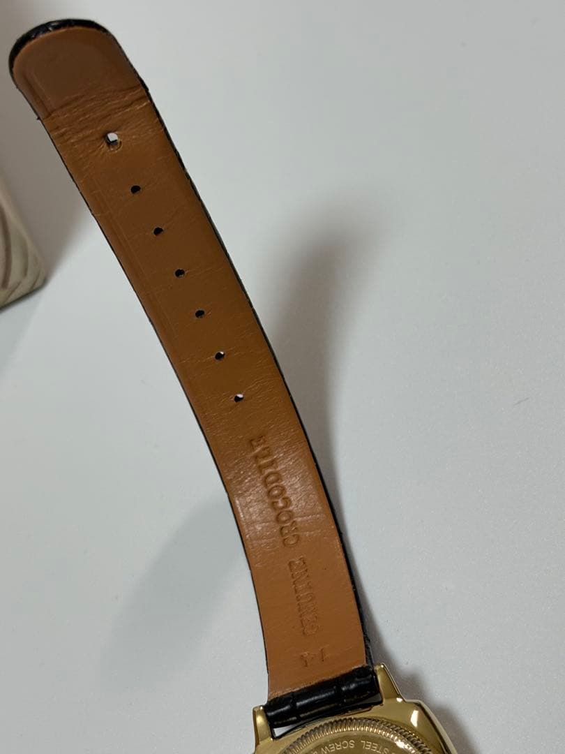 【美品】ヴァーグウォッチ Coussin 12 Extension ゴールド