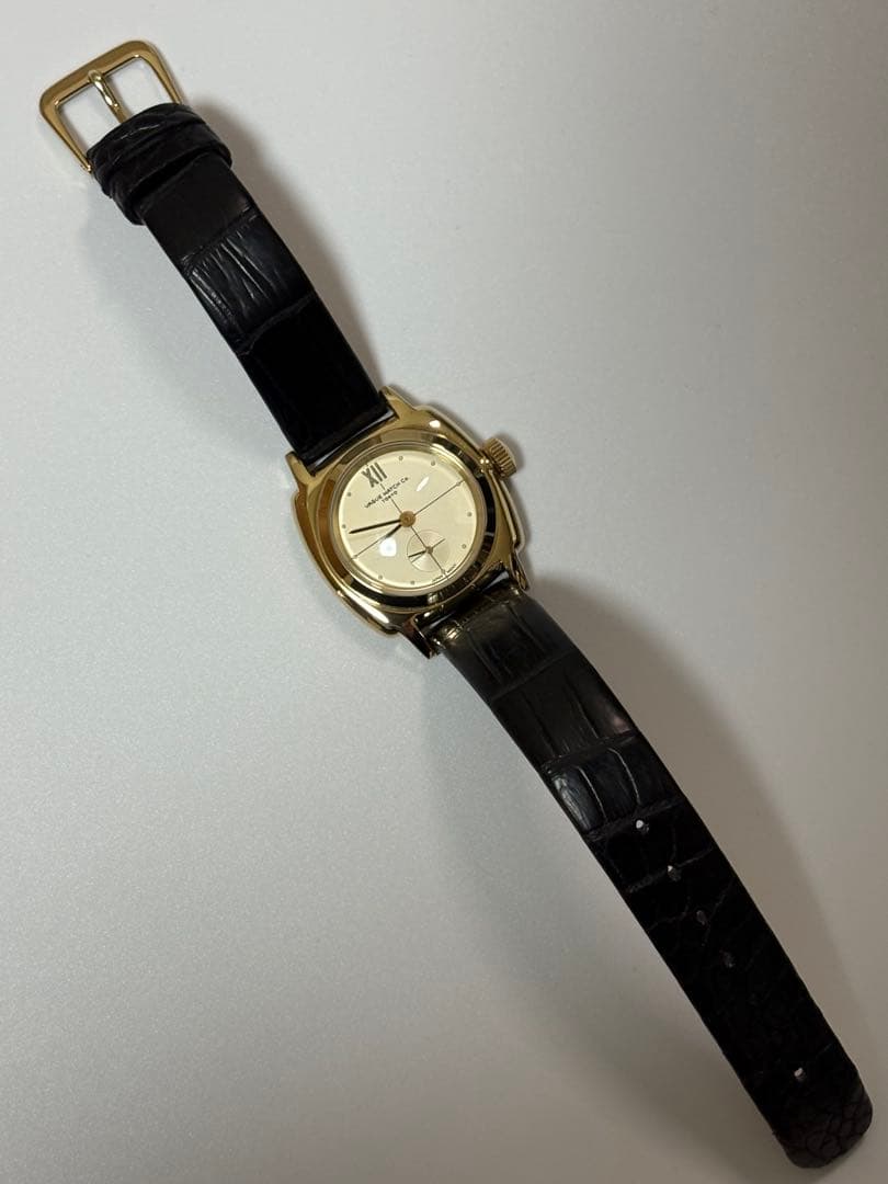 【美品】ヴァーグウォッチ Coussin 12 Extension ゴールド