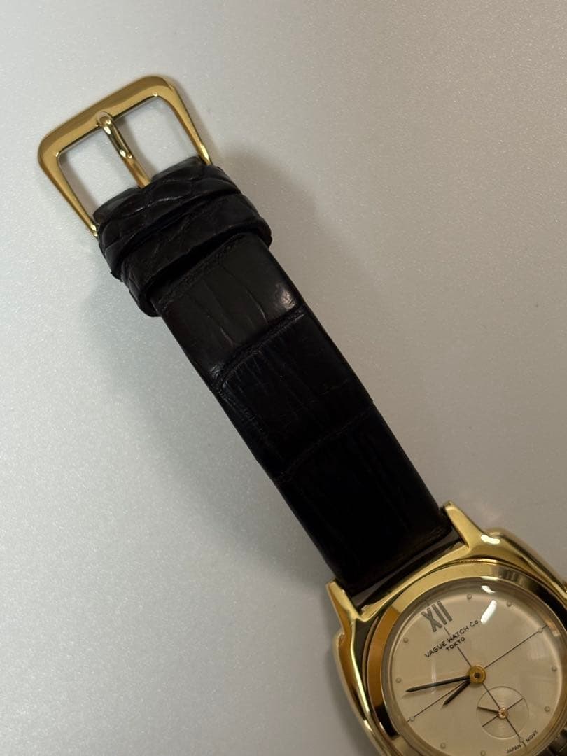 【美品】ヴァーグウォッチ Coussin 12 Extension ゴールド