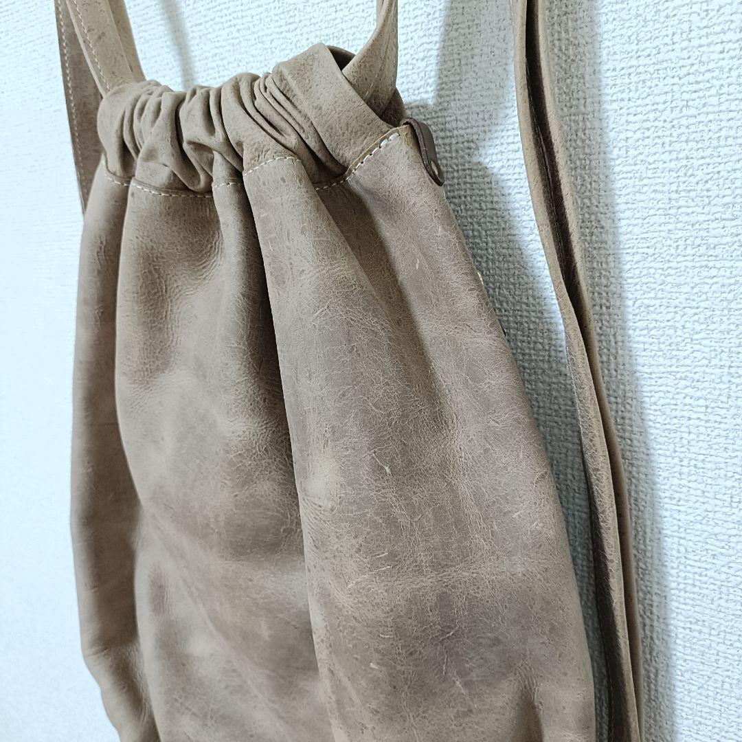 PLANT 本革 バロンリュック ベージュ 美品 レディース
