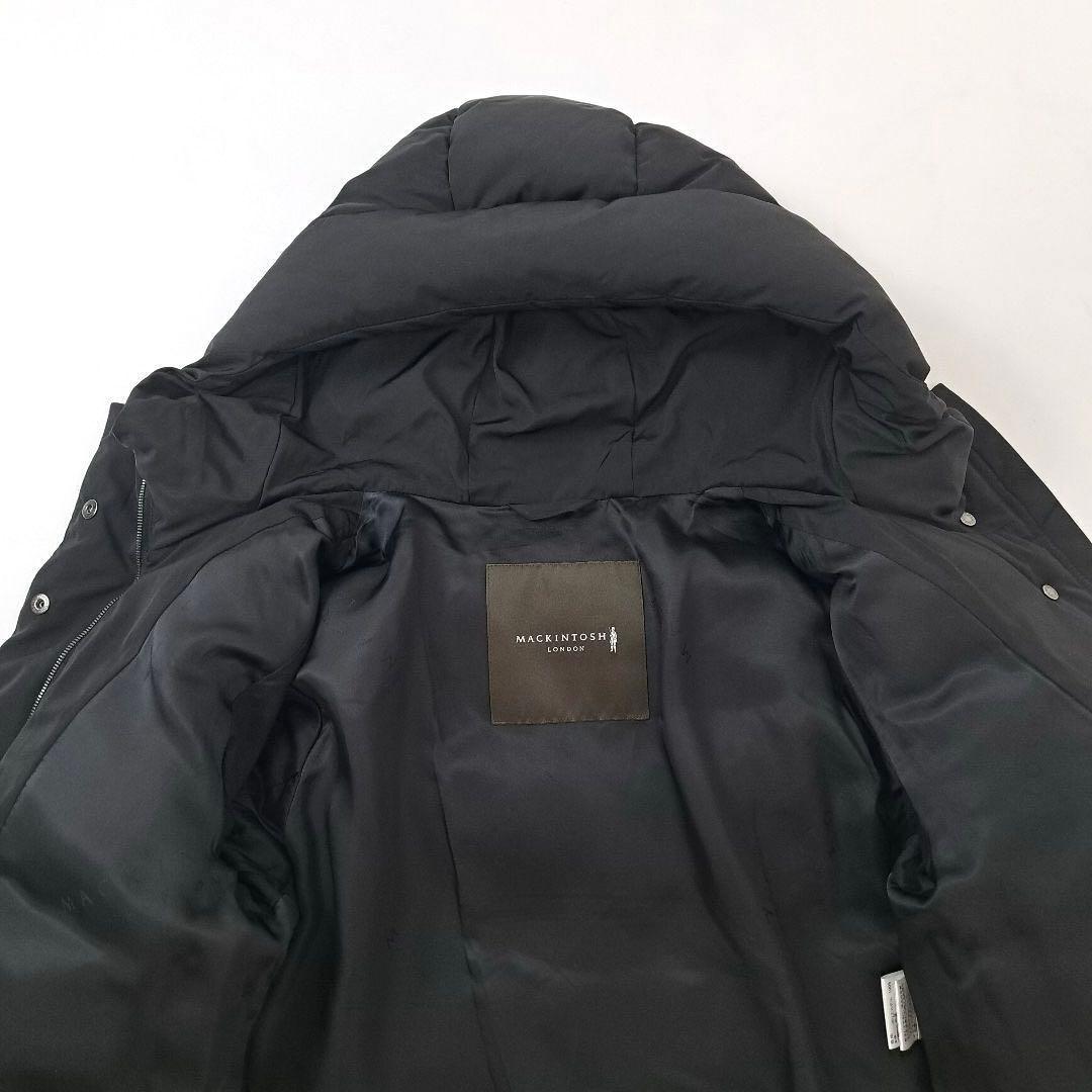 美品★MACKINTOSH LONDON ダウンコート フード ブラック 38