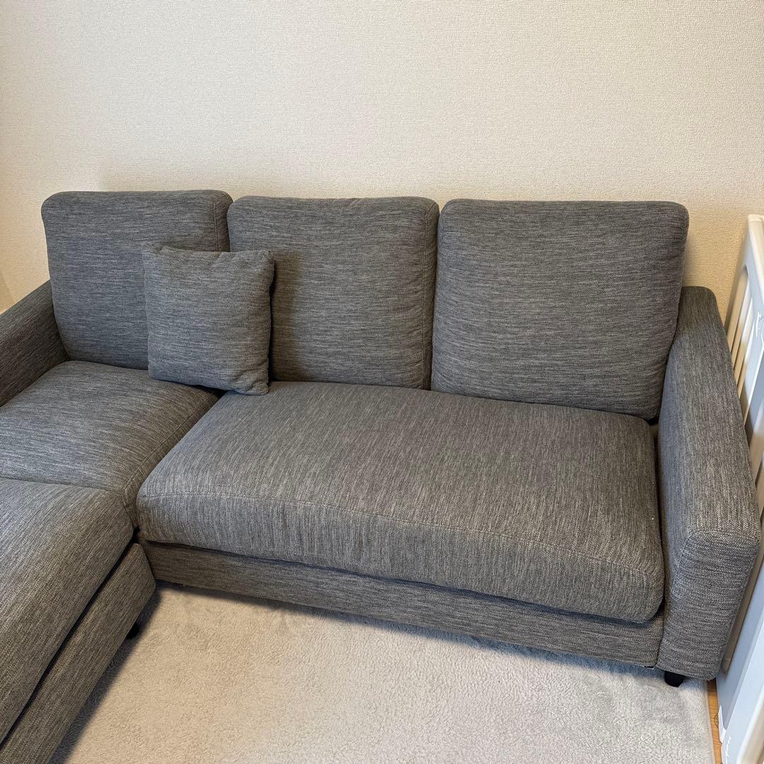 h*0様 1/18まで！！　ニトリ　布張りカウチソファ