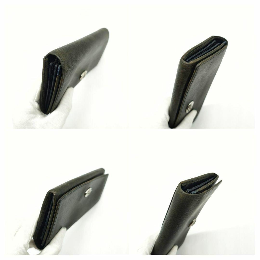 美品 ヴィヴィアンウエストウッド 長財布 カーキ オーブ