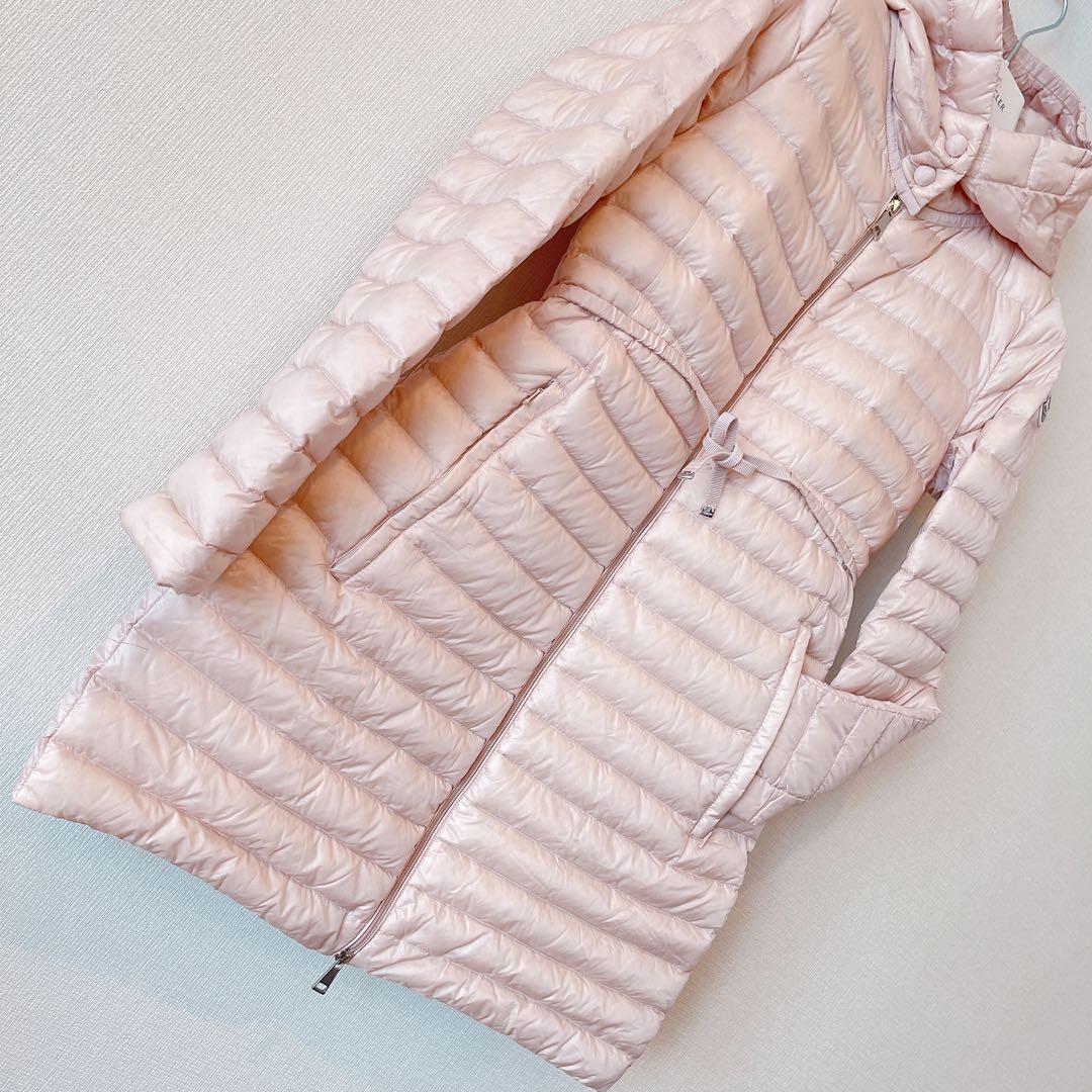 MONCLER【美品】ライトダウン♦︎barbel♦︎サイズ1♦︎ピンク♦︎レディース