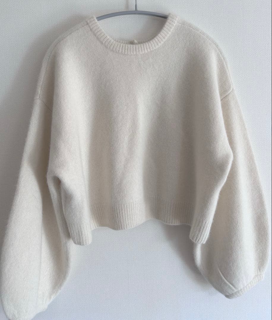 ヘアリーウール前後wayカーディガン