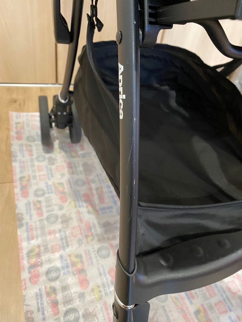 【2023年購入品 】Apricaラクーナクッションフリー　純正レインカバー付き