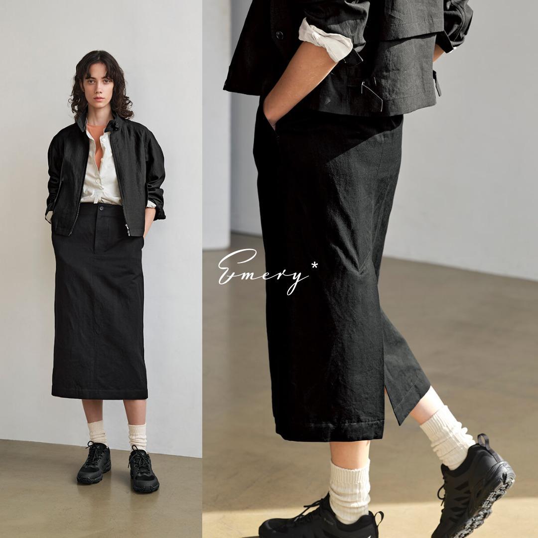 2021 マーガレットハウエル リネン コットン タイト スカート【新品未使用】