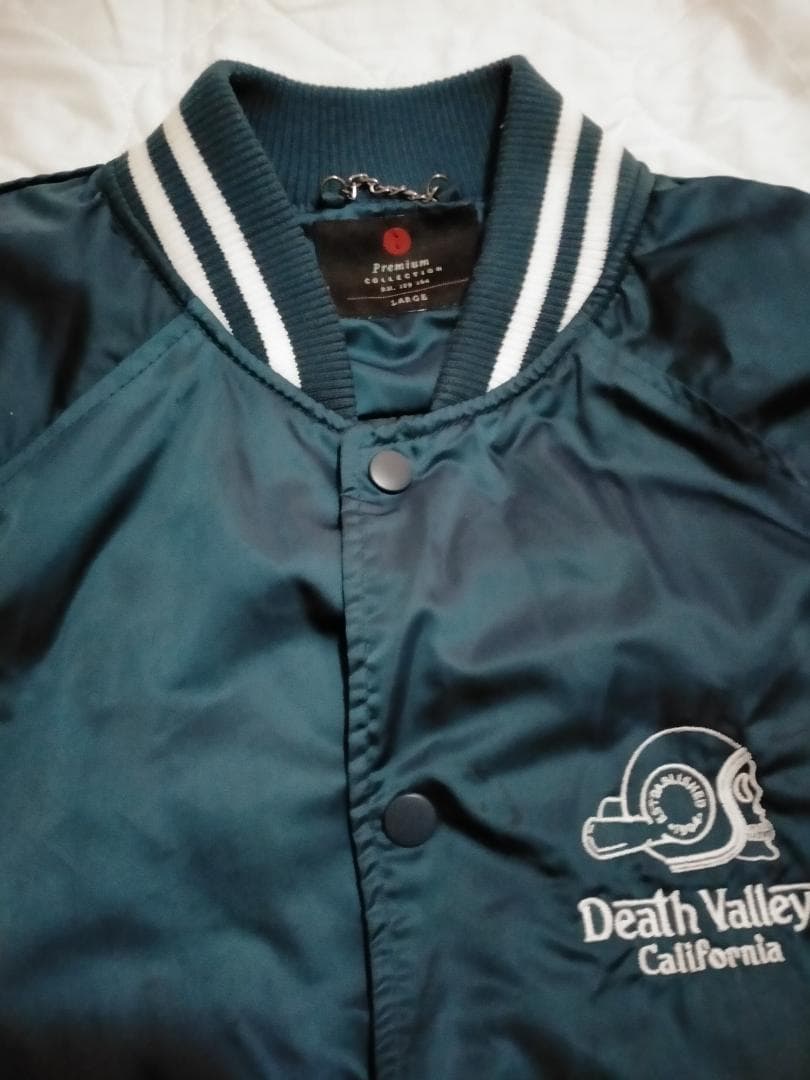 デスバレー　サテンスタジャン（青・Lサイズ）