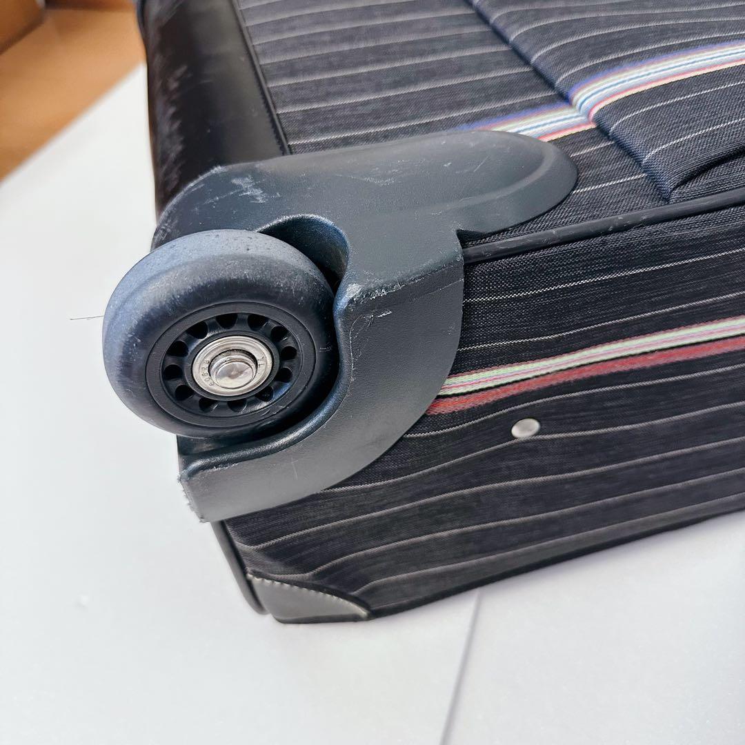 【美品】ポールスミス　マルチストライプデザイン キャリーケース　機内持ち込み