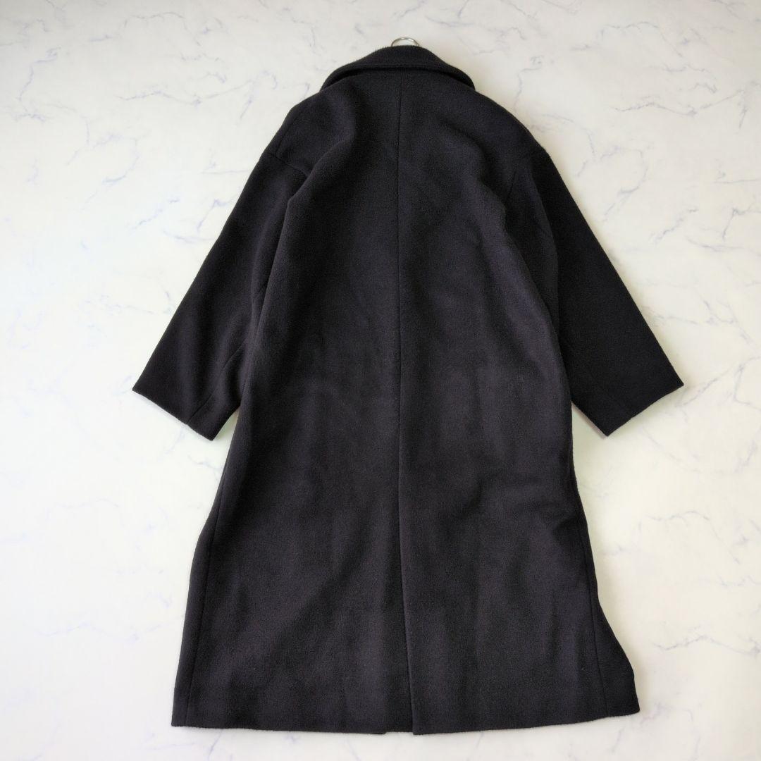 美品✨️IENA イエナ MANTECO ロングコート チェスター ブラック38