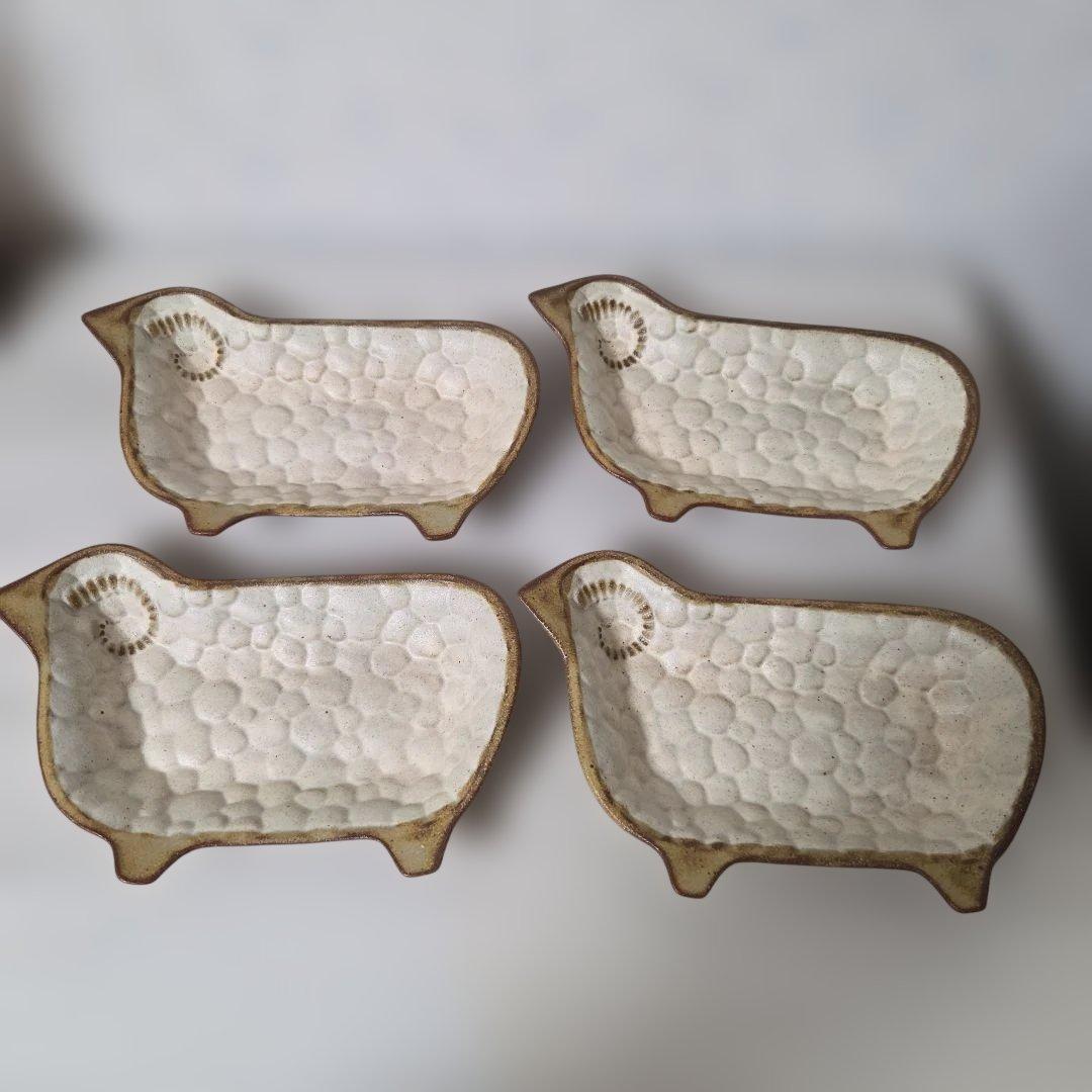 よしざわ窯　羊　4枚セット