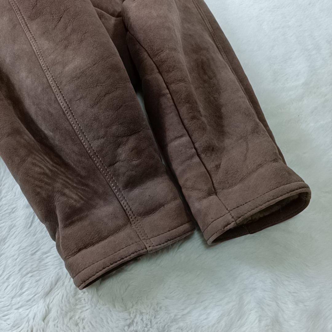 希少✨90s リアルムートンジャケット フライトジャケット 短丈 ブルガリア製L