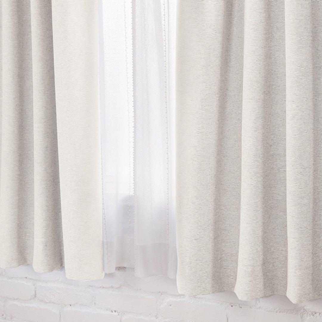 2枚　新品　unico ワージー ドレープカーテン　100×135 遮光1級