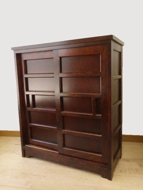 松本民芸家具　下駄箱　USED　再塗装済