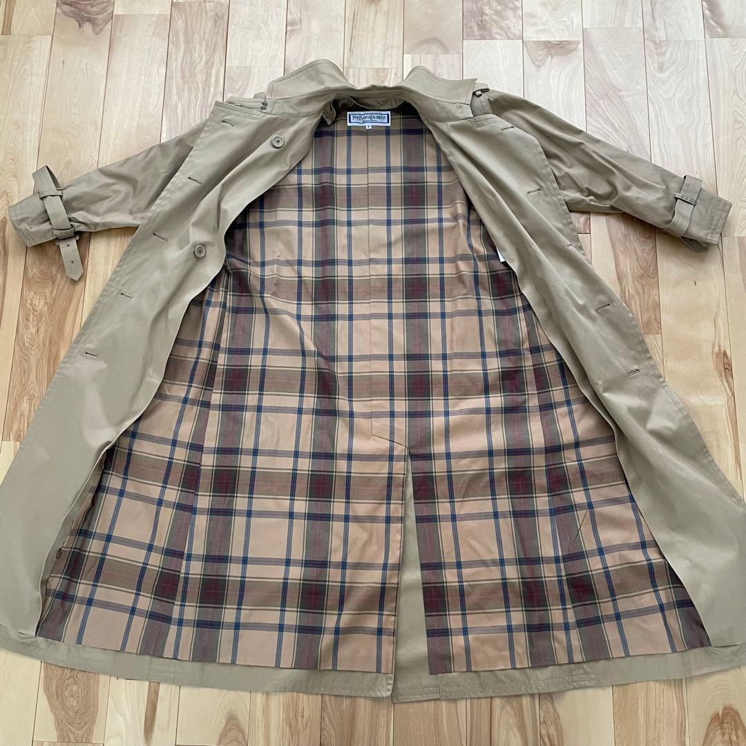 イヴサンローラン　トレンチコート　インナーライナーとベルト付　金ボタン