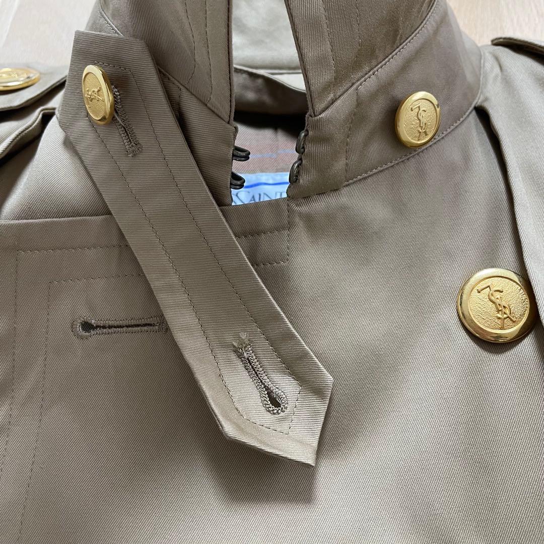 イヴサンローラン　トレンチコート　インナーライナーとベルト付　金ボタン