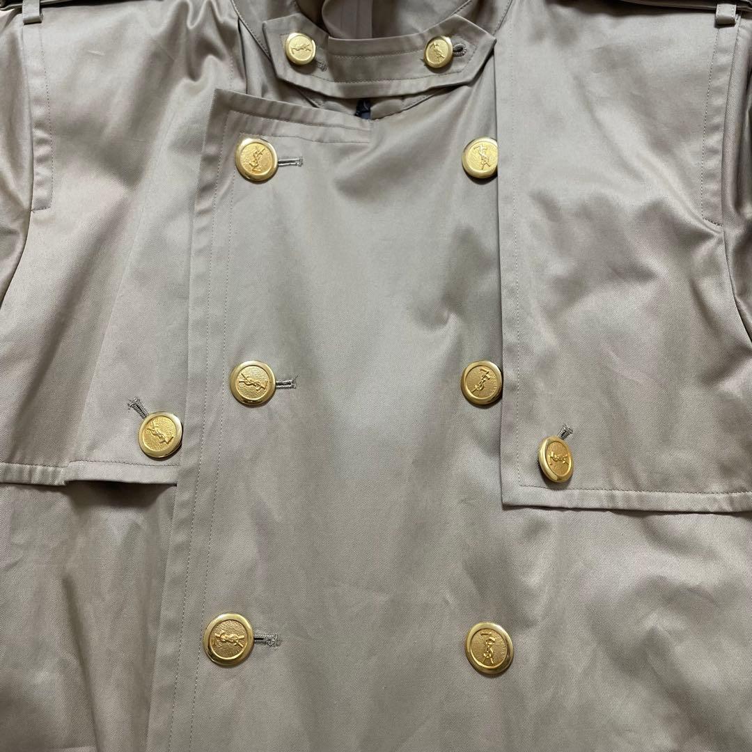 イヴサンローラン　トレンチコート　インナーライナーとベルト付　金ボタン
