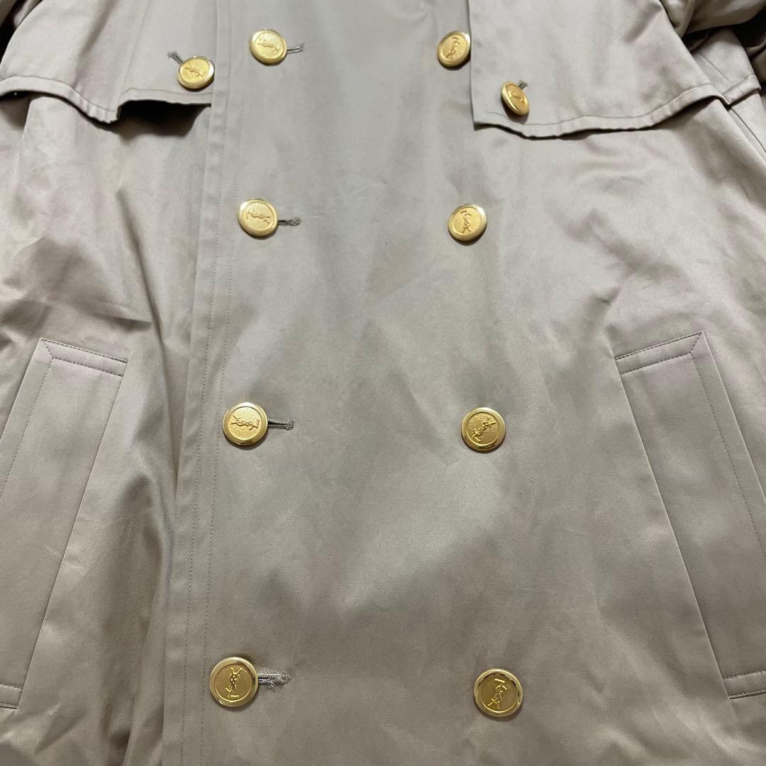 イヴサンローラン　トレンチコート　インナーライナーとベルト付　金ボタン