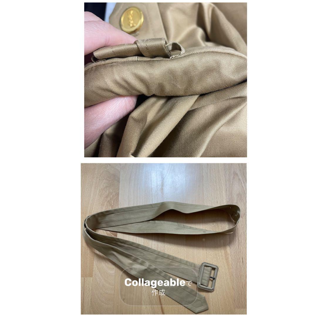 イヴサンローラン　トレンチコート　インナーライナーとベルト付　金ボタン