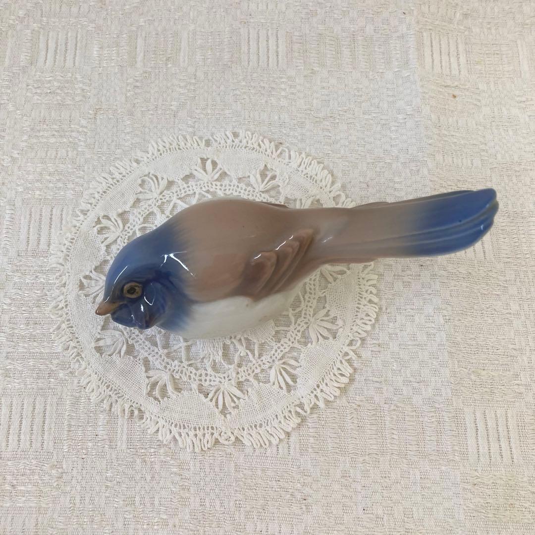 【歳末SALE】ロイヤルコペンハーゲンB＆G 鳥のオブジェ美品2羽セット