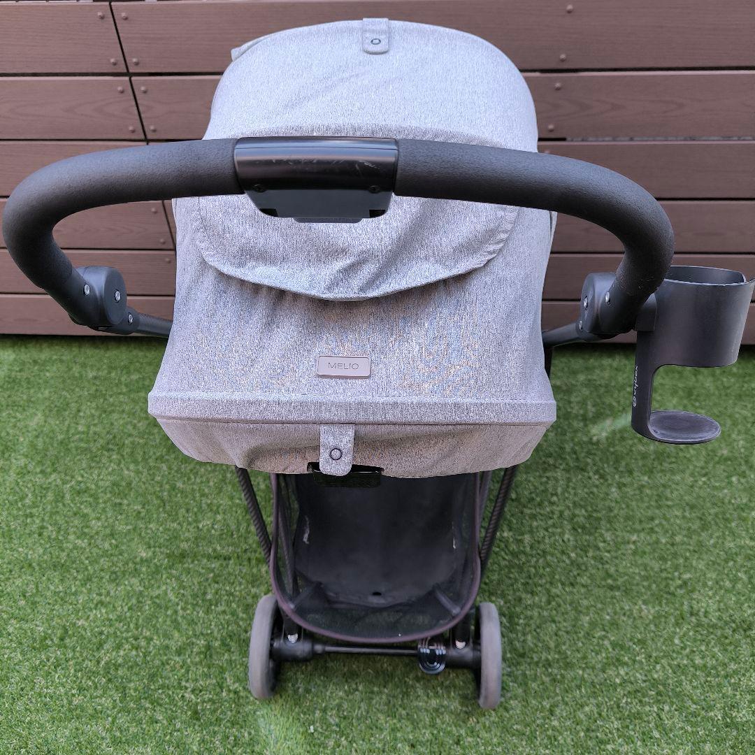 送料無料 Cybex Melio メリオ グレー ベビーカー AB型　対面