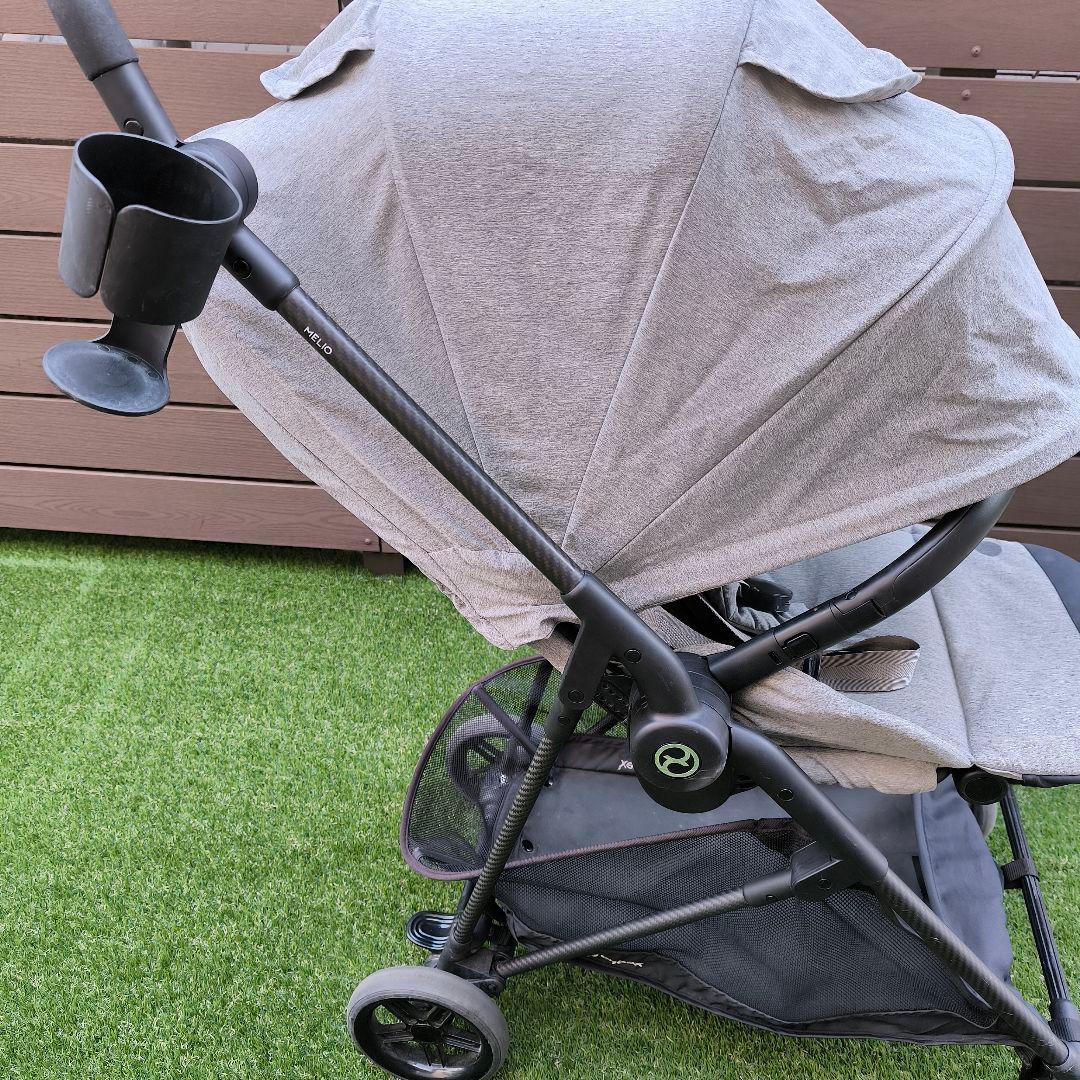 送料無料 Cybex Melio メリオ グレー ベビーカー AB型　対面