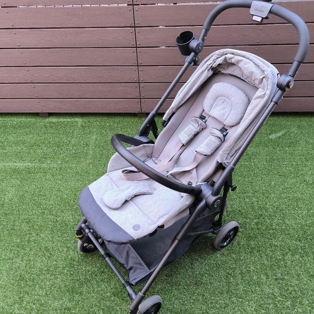 送料無料 Cybex Melio メリオ グレー ベビーカー AB型　対面